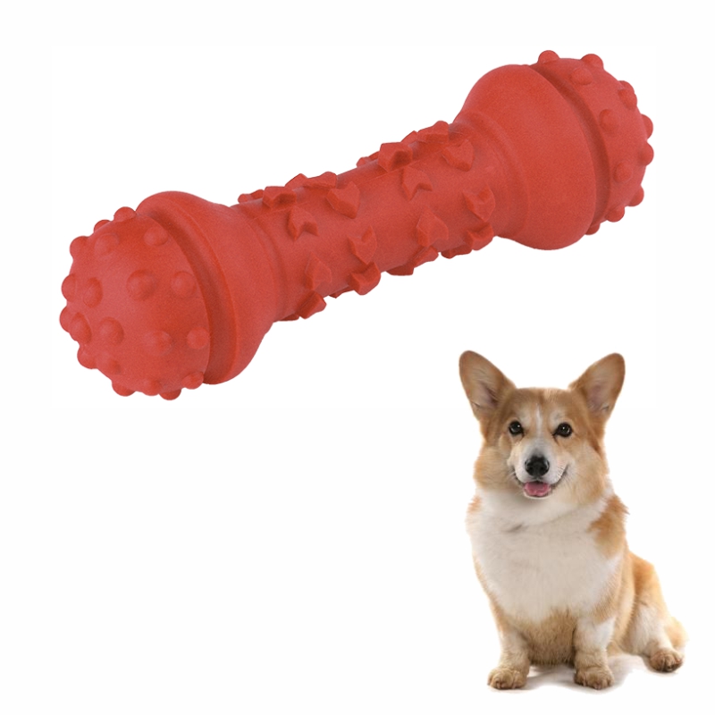 Brinquedos para mastigar cachorros de borracha de poder natural para mastigadores agressivos Brinquedo dentário de grande raça para mastigar