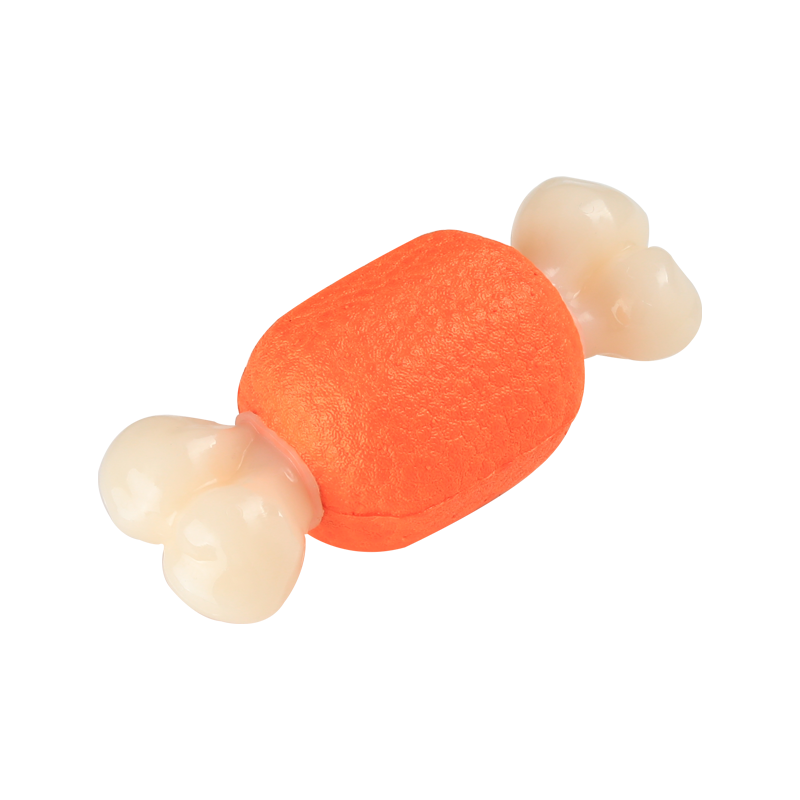 Amazon Hotsale Floating E-TPU e brinquedos de mastigar de náilon para cães Brinquedo resistente ao molar em forma de osso